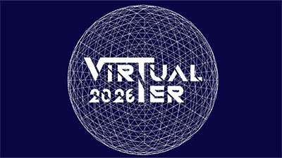 logo VirtualTer, une orbe connectée par plusieurs lignes